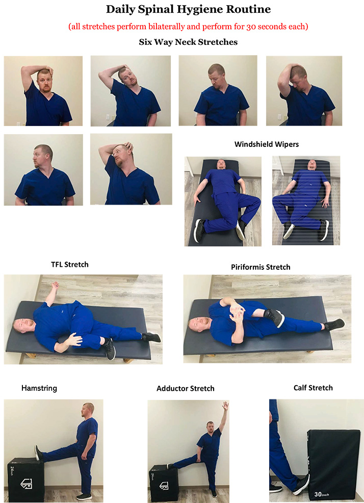 Chiropractor Danville VA Timothy Lovelace Performing Stretches